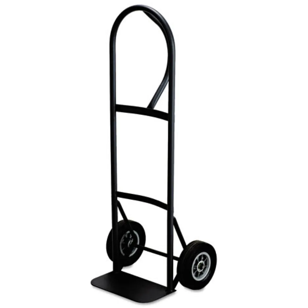 Safco 16 x 16.25 x 51.5 Tuff Truck 400 lb Capacity Economy Truck - Black Enamel