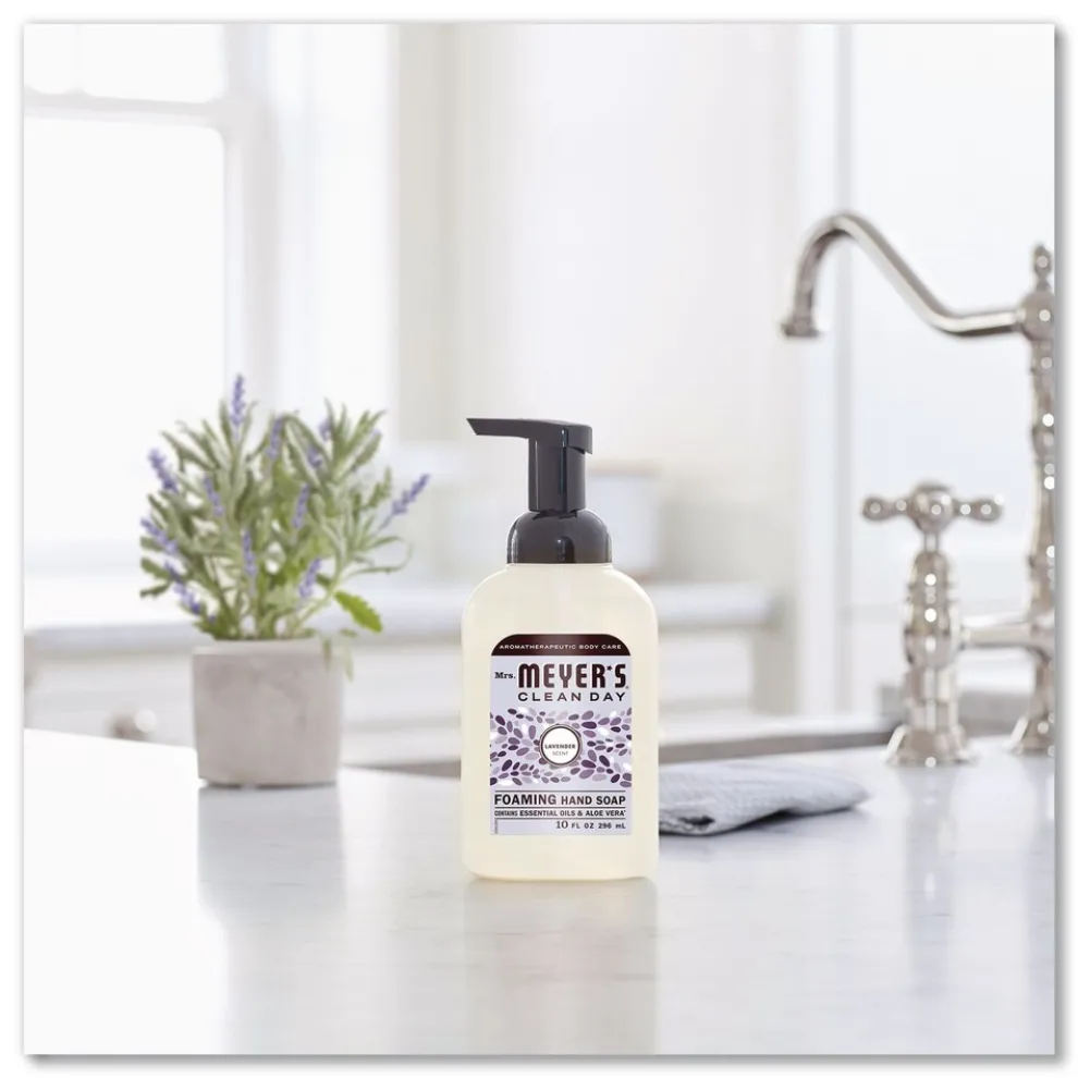 SC Johnson 10 oz Clean Day Foaming Hand Soap - Lavender (4/Carton)