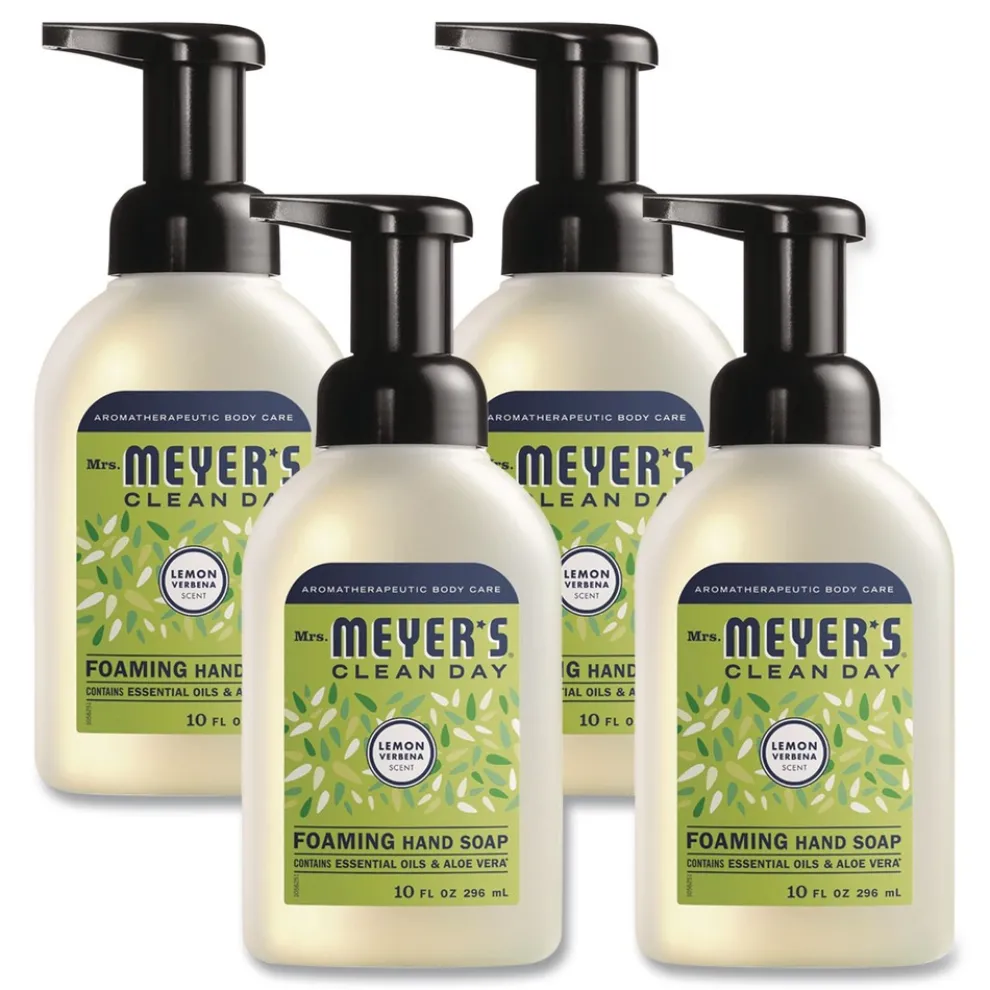 SC Johnson 10 oz Clean Day Foaming Hand Soap - Lemon (4/Carton)