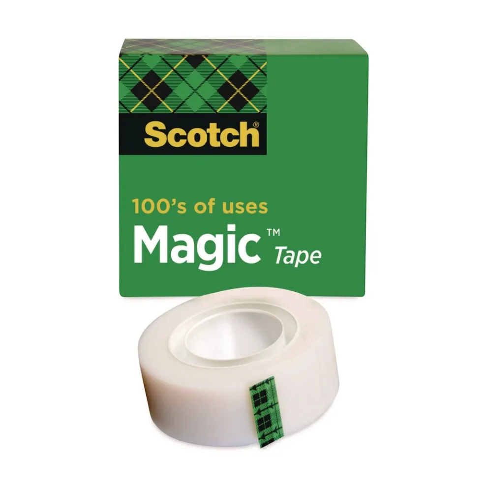 Scotch Magic 0.75 in. x 36 yards 1 in. Core Tape Refill - Clear (12/Pack)
