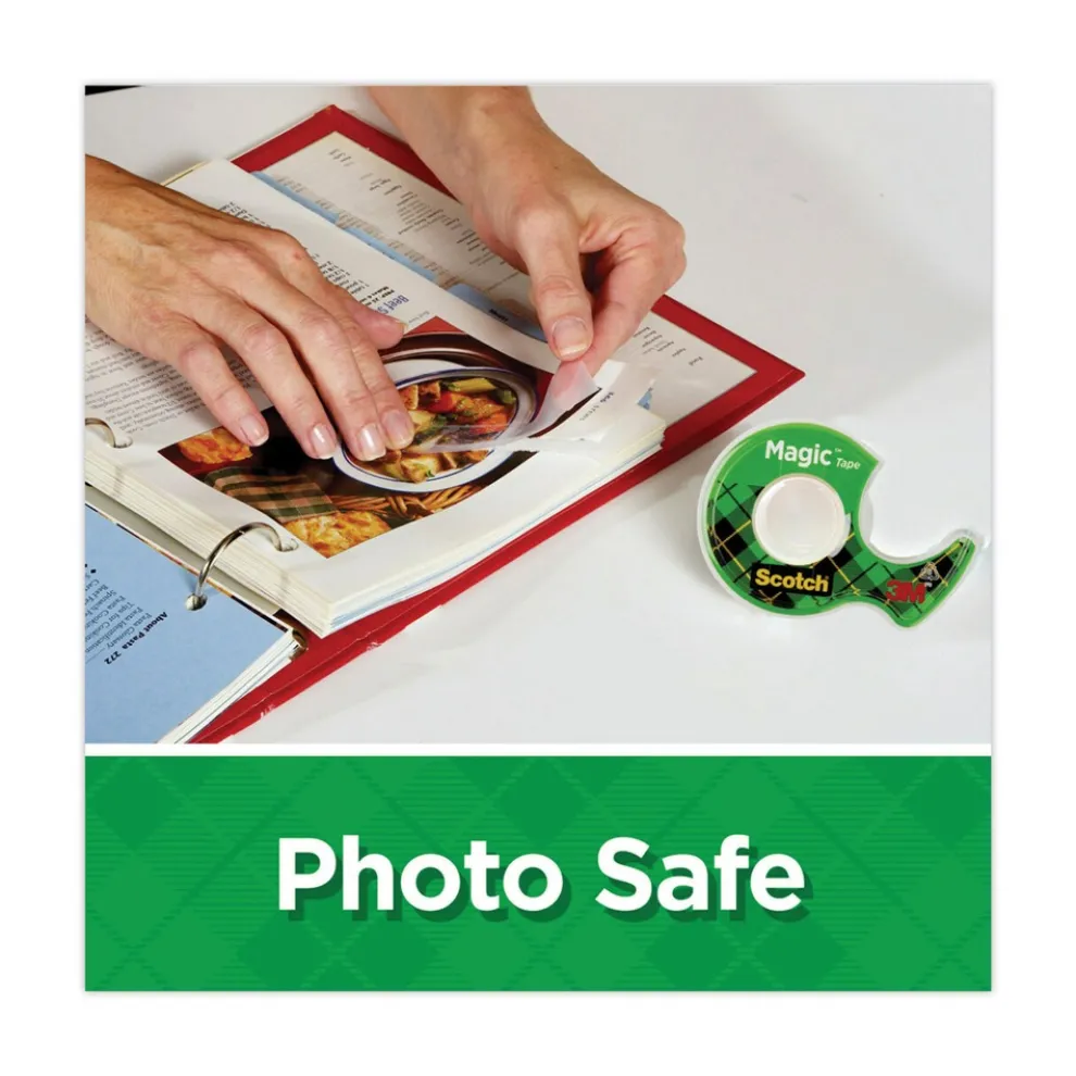 Scotch Magic 0.75 in. x 36 yards 1 in. Core Tape Refill - Clear (12/Pack)