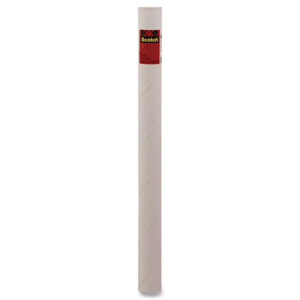 Scotch Mailing Tube 24-in Long 2-in Diameter White 12/Carton