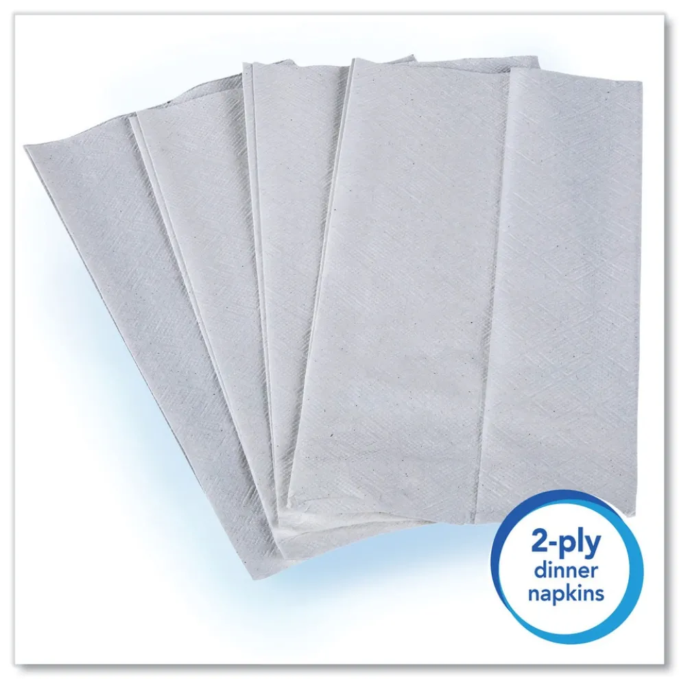 Scott 12 in. x 17 in. 1-Ply Full-Fold Dispenser Napkins - White (6000/Carton)