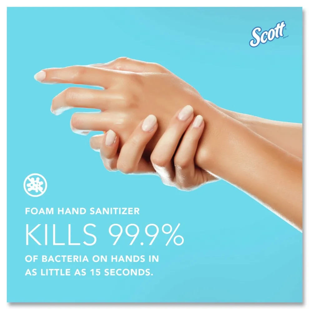 Scott 91560 1000ml Pro Moisturizing Foam Hand Sanitizer Refill - Fruity Cucumber Scent (6/Carton)