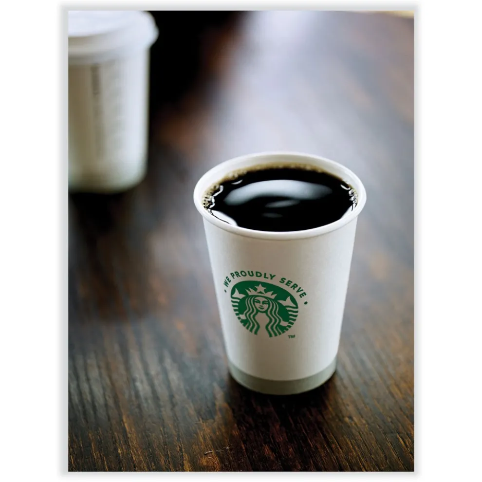 Starbucks SBK12540222CT 1 lbs. Bag Decaffeinated Whole Bean Coffee - Pike Place (6/Carton)