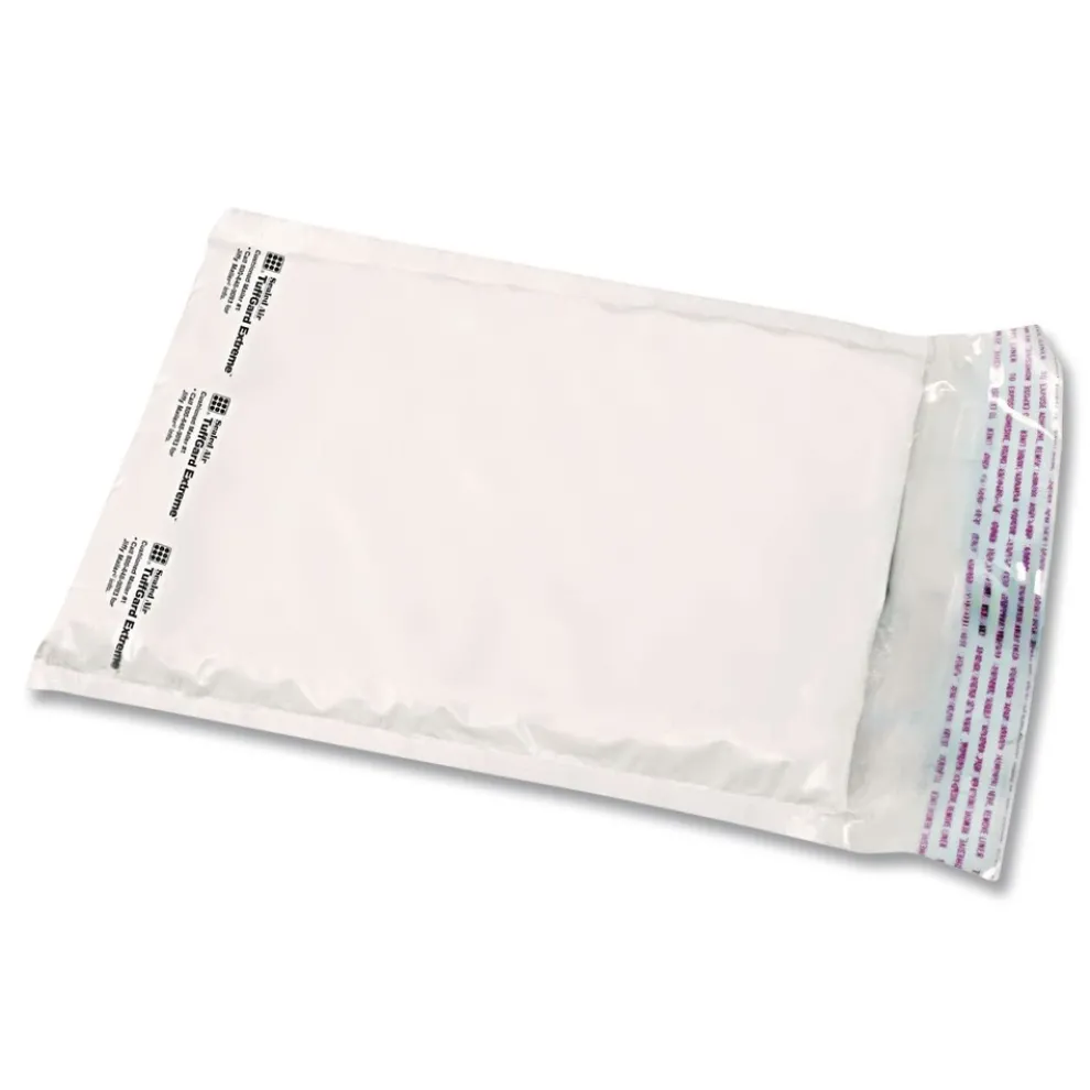 Sealed Air 10.5 in. x 16 in. #5 Jiffy TuffGard Self-Seal Cushioned Mailer - White (25/Carton)