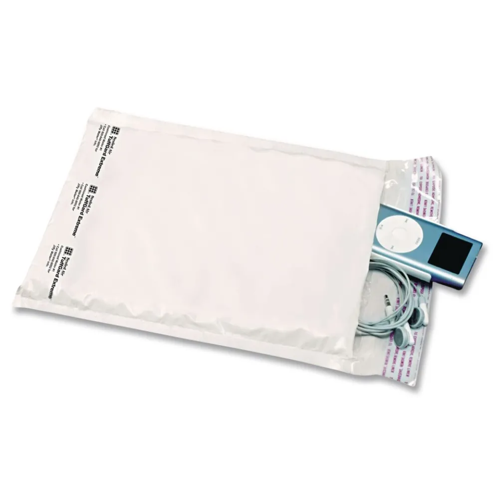 Sealed Air 10.5 in. x 16 in. #5 Jiffy TuffGard Self-Seal Cushioned Mailer - White (25/Carton)