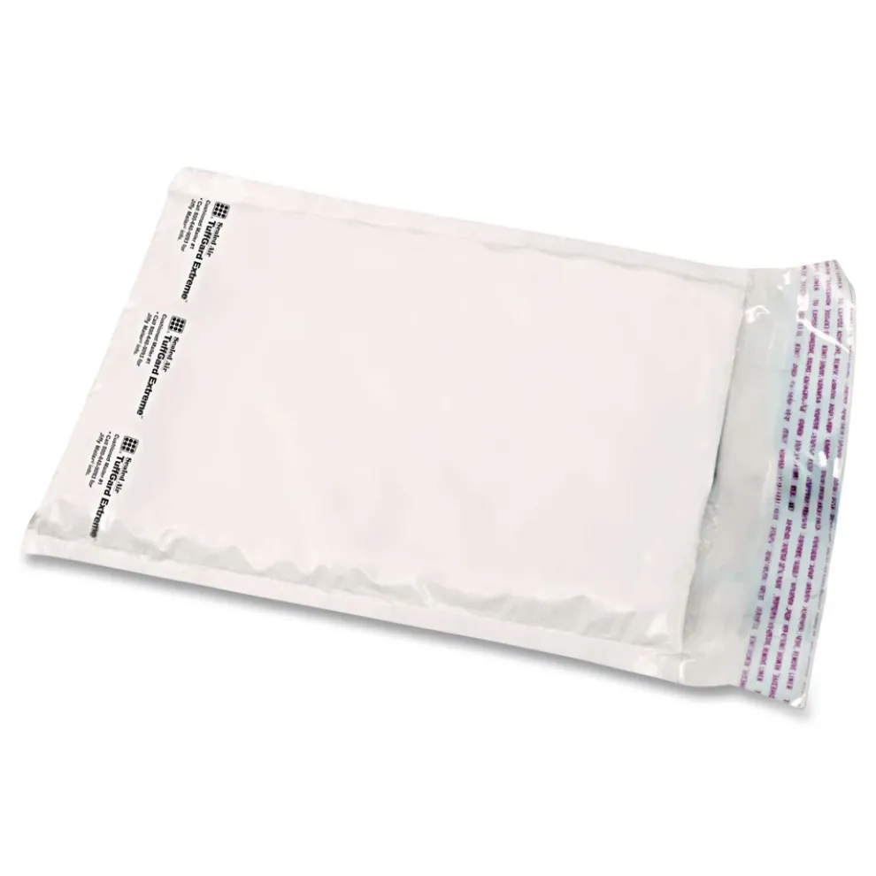 Sealed Air 12.5 in. x 19 in. #6 Jiffy TuffGard Self-Seal Cushioned Mailer - White (25/Carton)