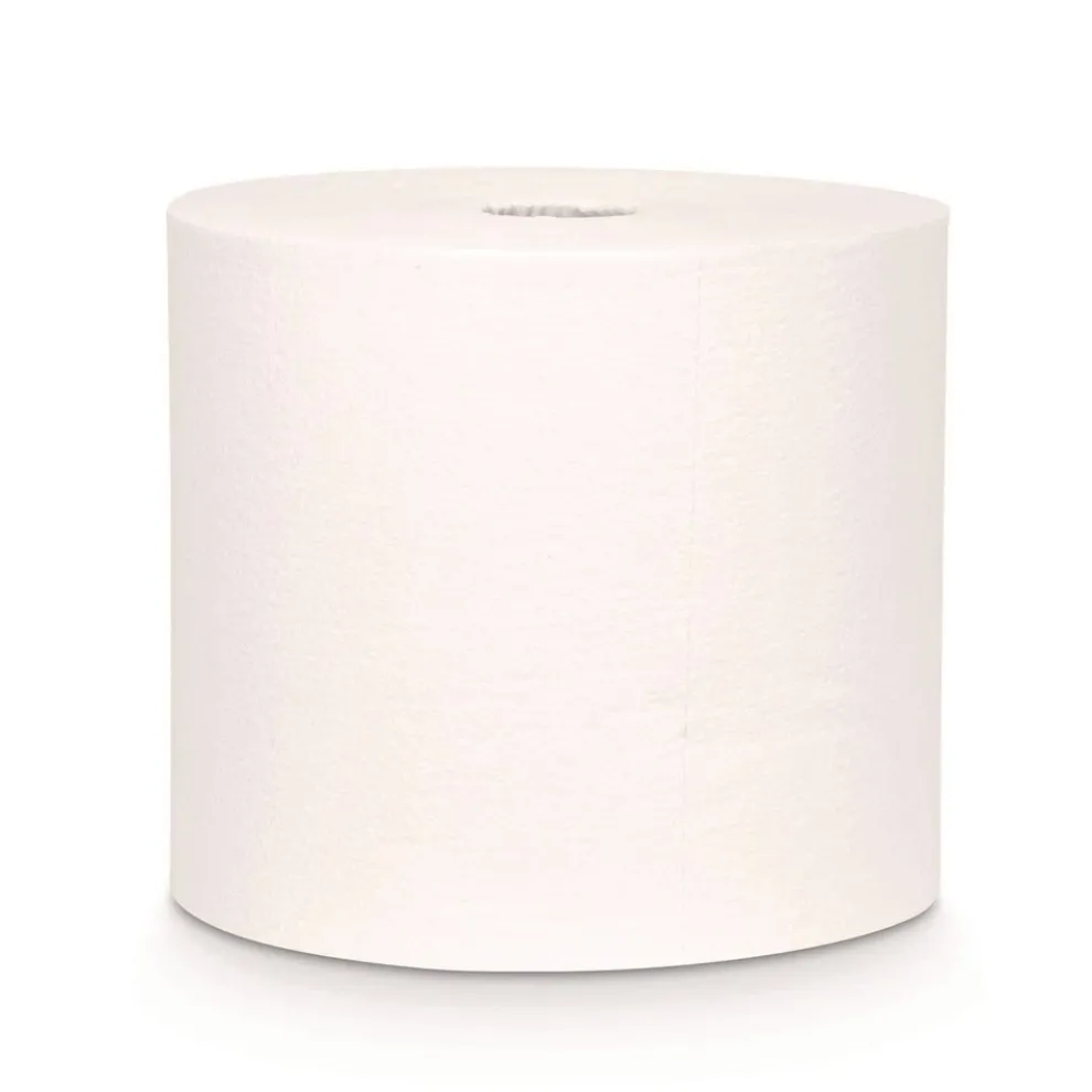 Sellars 1-Ply 12.5 x 12 Z400 Jumbo Roll Wipers - White