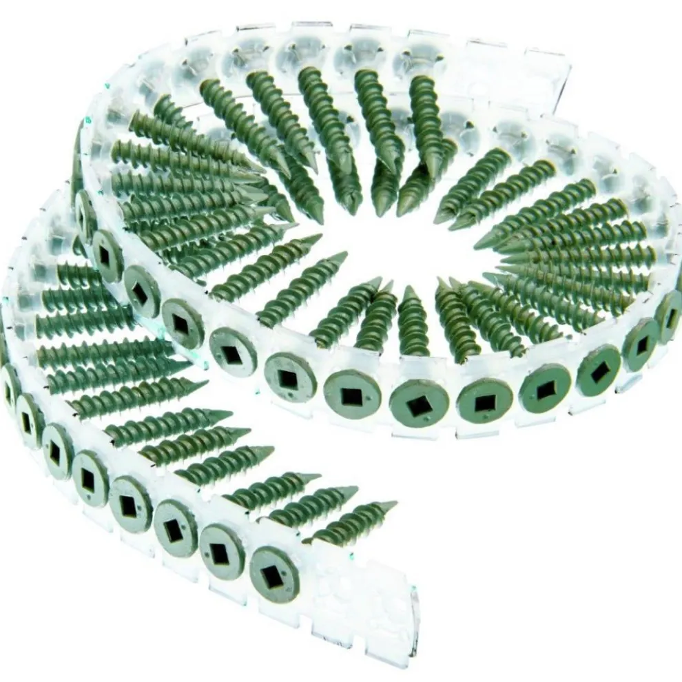 SENCO 8-Gauge 1-1/4 in. Collated Cement Board Screws (1,000-Pack)