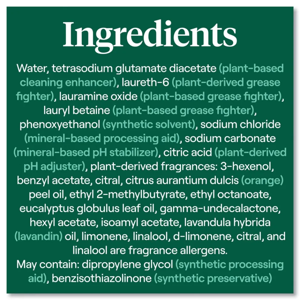 Seventh Generation 16 oz. Bottle Foaming Dish Spray - Mandarin Orange Scent (6/Carton)