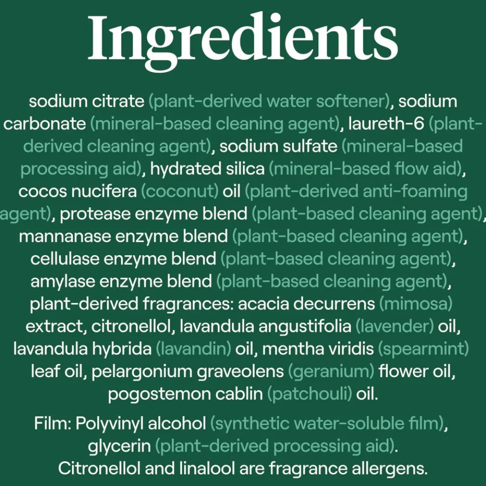 Seventh Generation Natural Laundry Detergent Powder Packs - Lavender Scent (8/Carton)