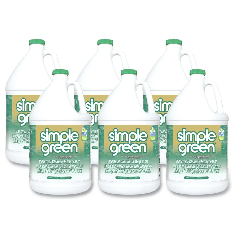 Simple Green 1 gal. Bottle Concentrated Industrial Cleaner and Degreaser (6/Carton)