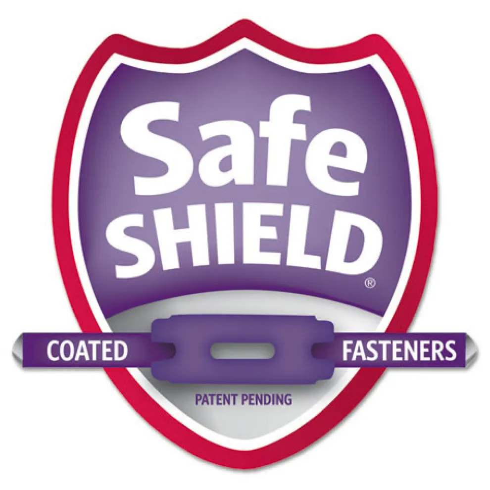 Smead 1 Divider Four SafeSHIELD Fasteners Legal Size Four-Section Pressboard Top Tab Classification Folders - Blue (10/Box)