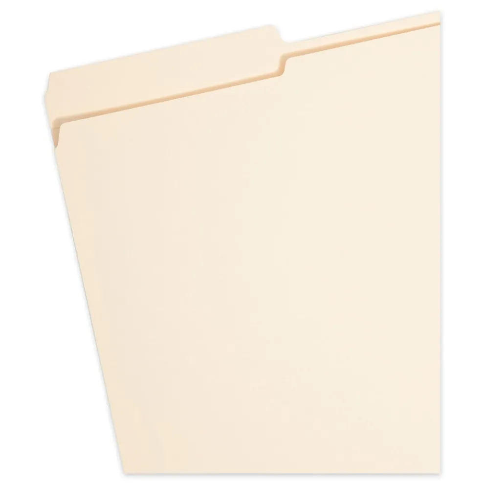 Smead 1.5 in. Expansion Top Tab Fastener Folders, 2 Fasteners - Legal Size/Manila Exterior (50/Box)