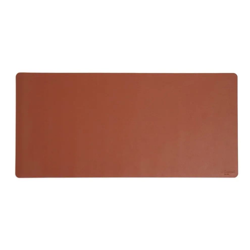 Smead 36 in. x 17 in. Vegan Leather Desk Pads - Brown