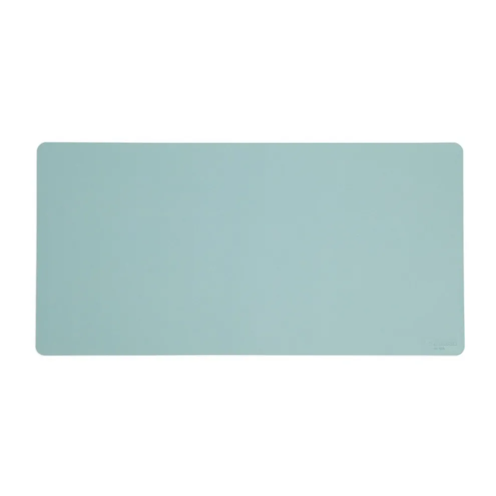 Smead 31.5 in. x 15.7 in. Vegan Leather Desk Pads - Light Blue