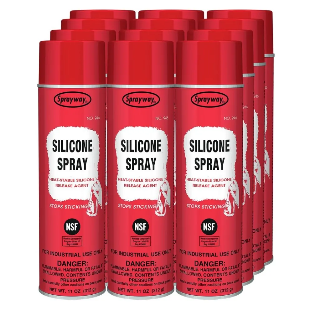 Sprayway 11 oz. Aerosol Silicone Spray (1-Carton)