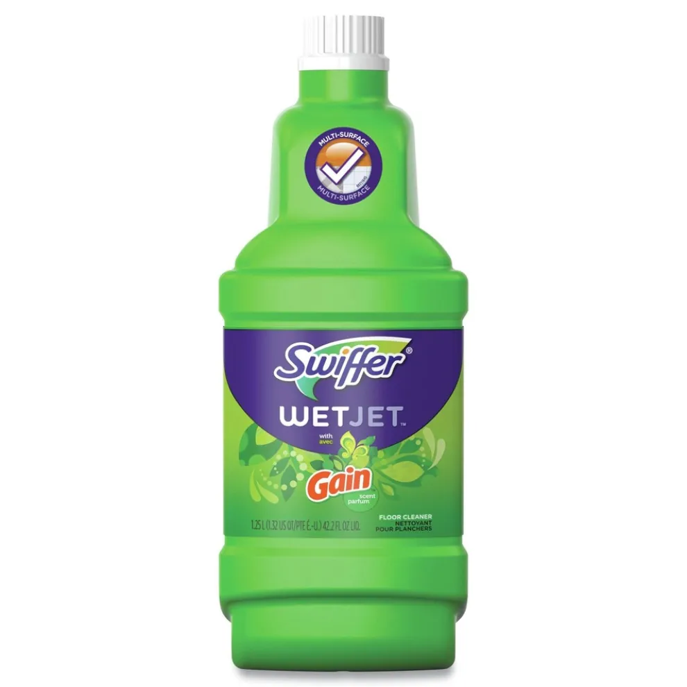 Swiffer 77809 1.25 L Bottle Original Scent WetJet System Cleaning Solution Refill (4/Carton)