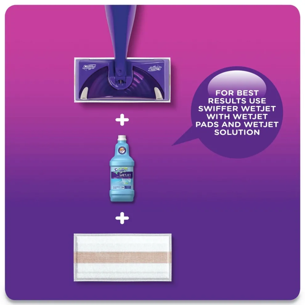Swiffer 77809 1.25 L Bottle Original Scent WetJet System Cleaning Solution Refill (4/Carton)