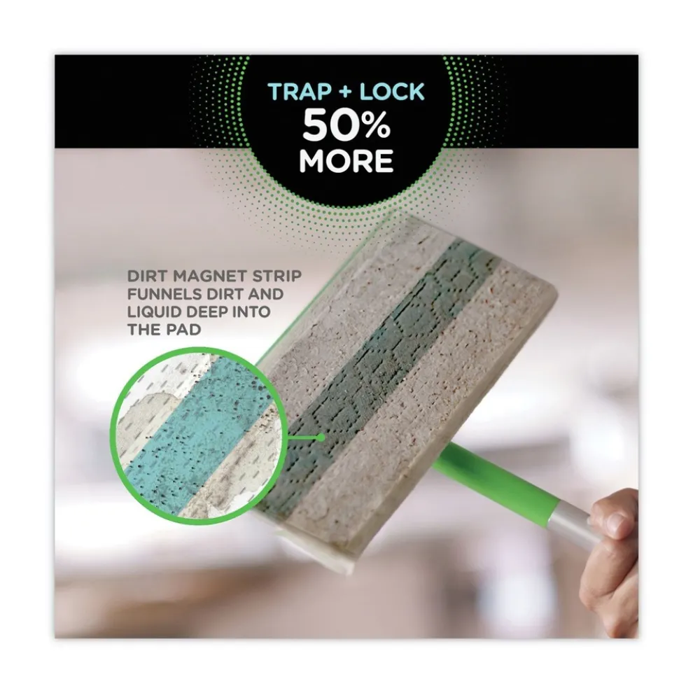 Swiffer 10 in. x 8 in. Heavy-Duty Wet Refill Cloths - Open Window Fresh (120/Carton)