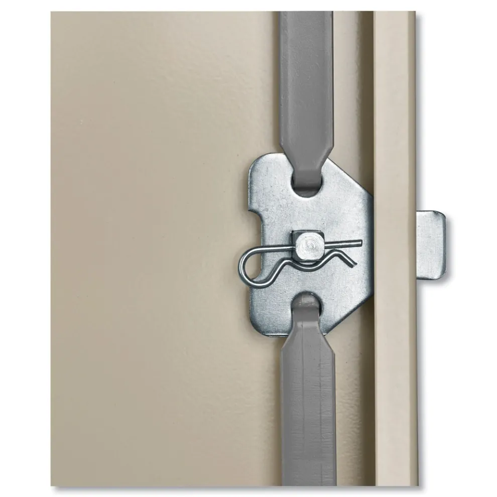 Tennsco 36 in. x 18 in. x 64 in. Janitorial Cabinet - Putty