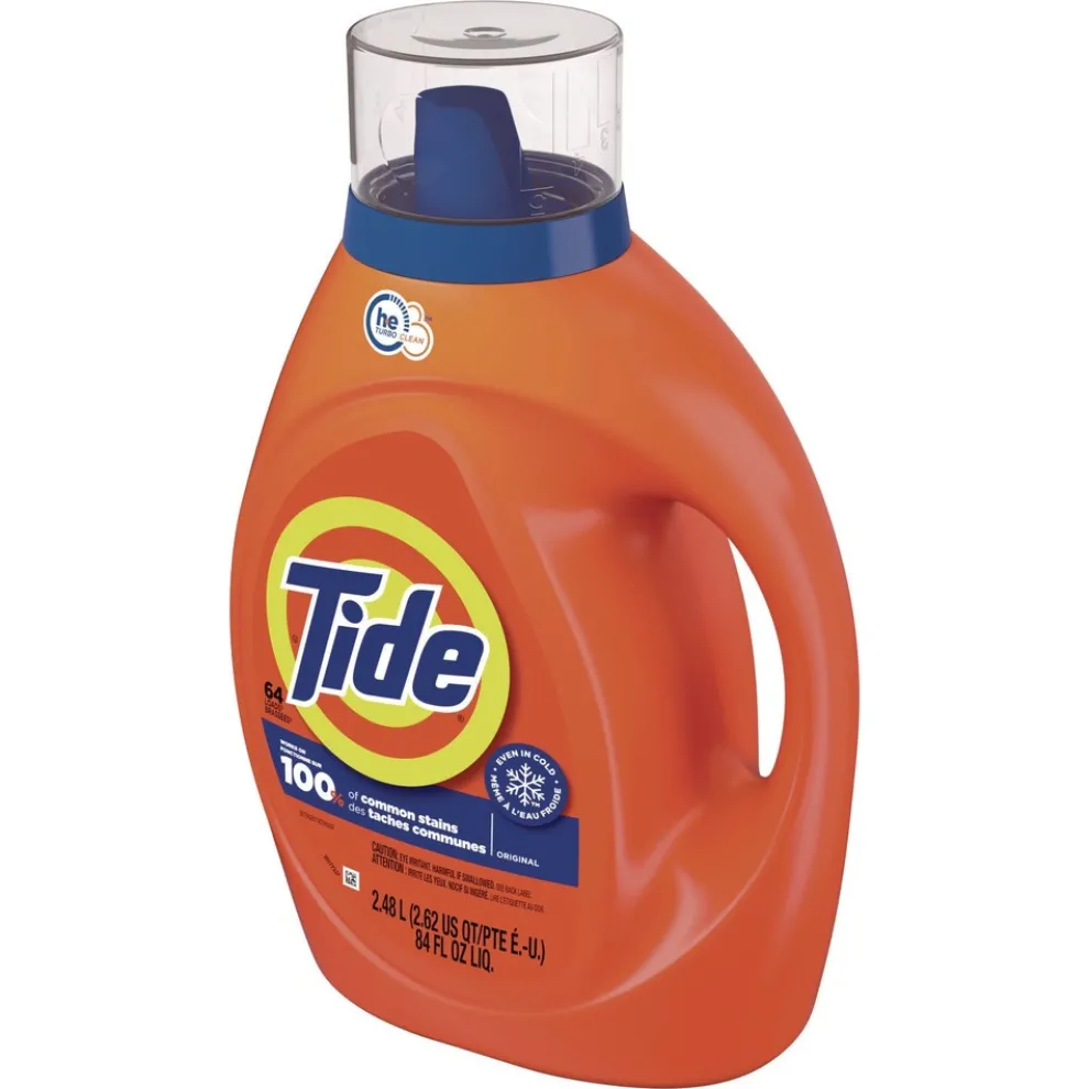 Tide 84 oz 64 Loads HE Liquid Laundry Detergent - Original Scent (4/Carton)