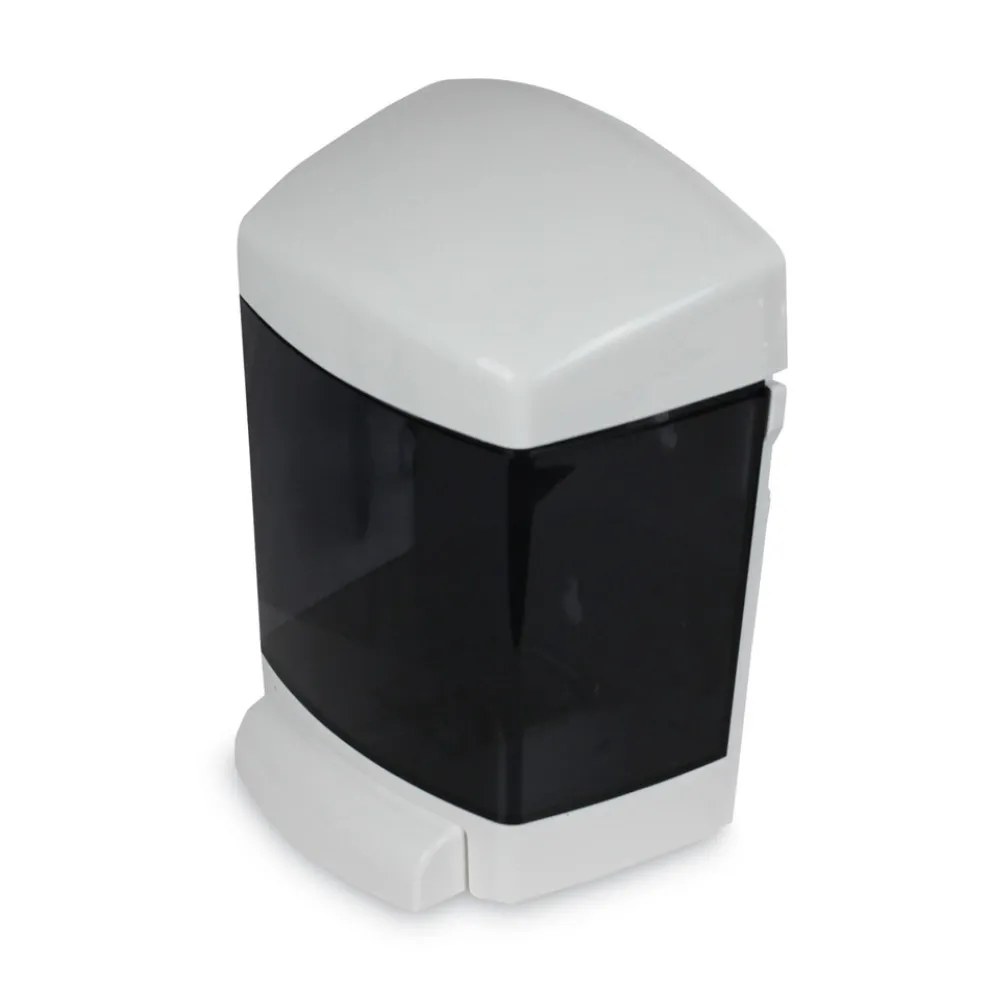 TOLCO 4 in. x 6.63 in. x 9 in. 50 oz. Clear Choice Bulk Soap Dispenser - White