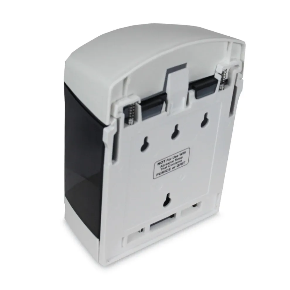 TOLCO 4 in. x 6.63 in. x 9 in. 50 oz. Clear Choice Bulk Soap Dispenser - White