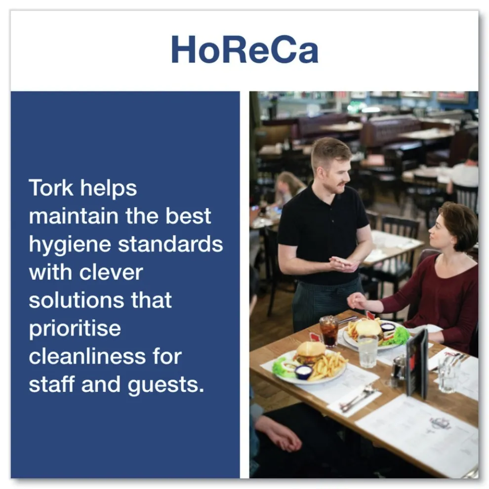 Tork 13 in. x 24 in. Foodservice Cloth - Blue (150/Carton)