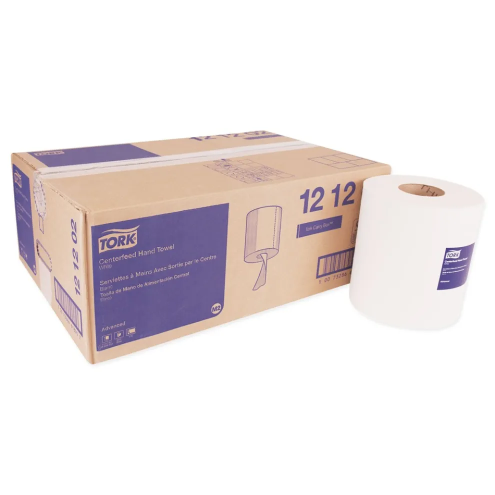 Tork Advanced 2-Ply 8.5 in. x 11.8 in. Centerfeed Hand Towels - White (6/Carton)