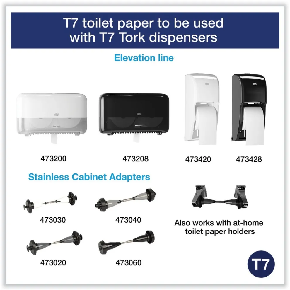 Tork 2-Ply Coreless High Capacity Bath Tissue - White (12/Carton)