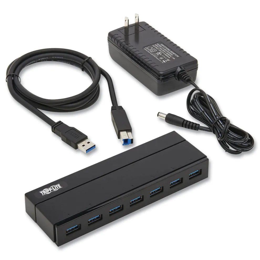 Tripp Lite 7 Ports Charging Hub 3.0 - Black