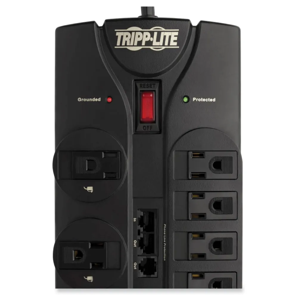 Tripp Lite Protect It! 2880 J 12-Outlet Surge Protector with 8 ft. Cord - Black
