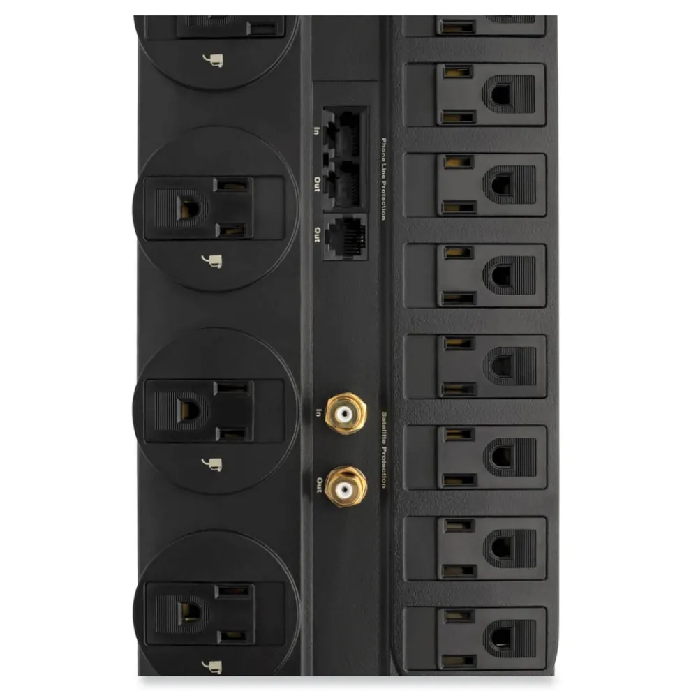 Tripp Lite Protect It! 2880 J 12-Outlet Surge Protector with 8 ft. Cord - Black