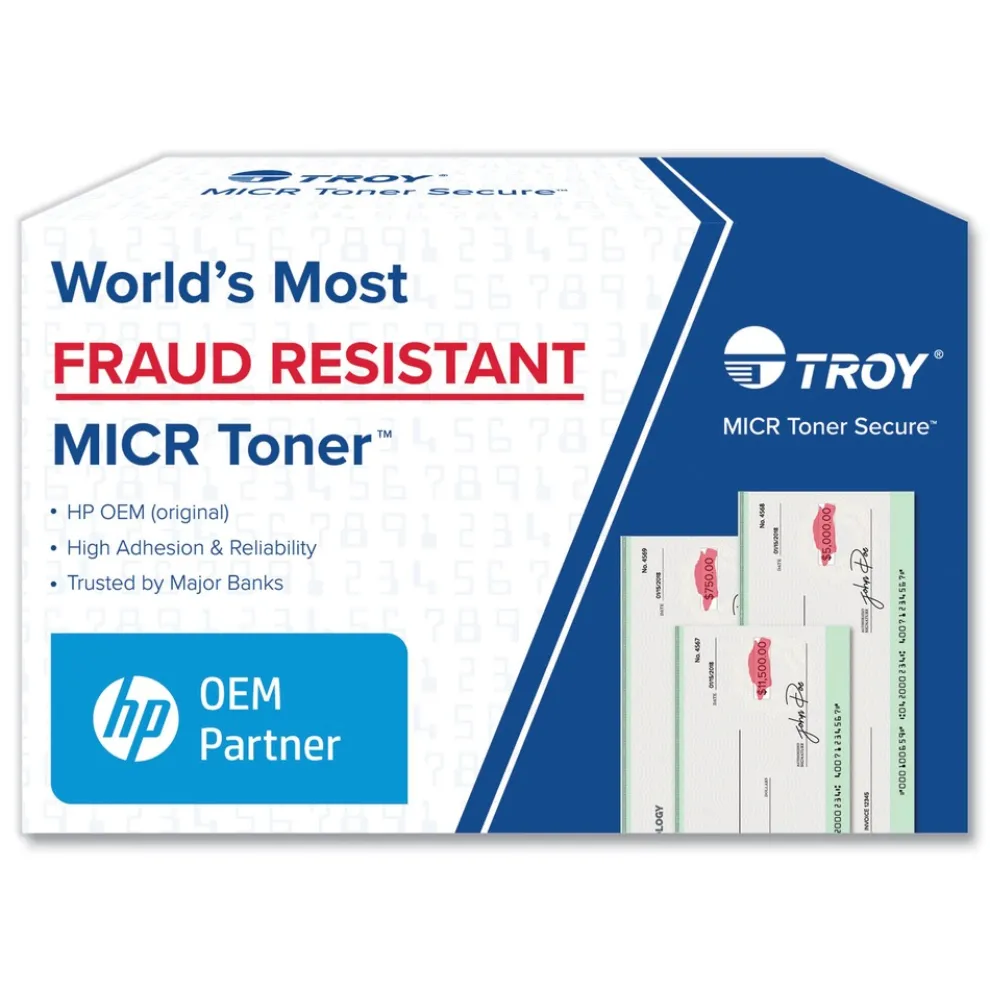 TROY 0281601001 55X High-Yield MICR Toner Secure - Black
