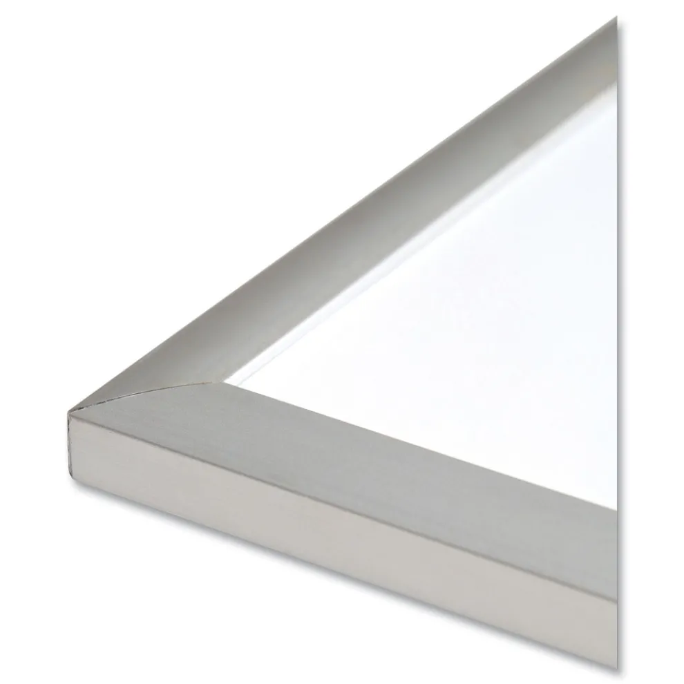 U Brands 48 in. x 36 in. Magnetic Dry Erase Board - White Surface/Satin Aluminum Frame