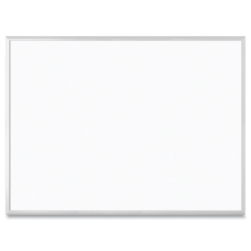 U Brands 48 in. x 36 in. Magnetic Dry Erase Board - White Surface/Satin Aluminum Frame