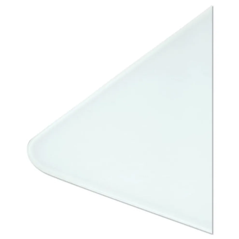 U Brands 20 in. x 16 in. Cubicle Glass Dry Erase Board - White Surface