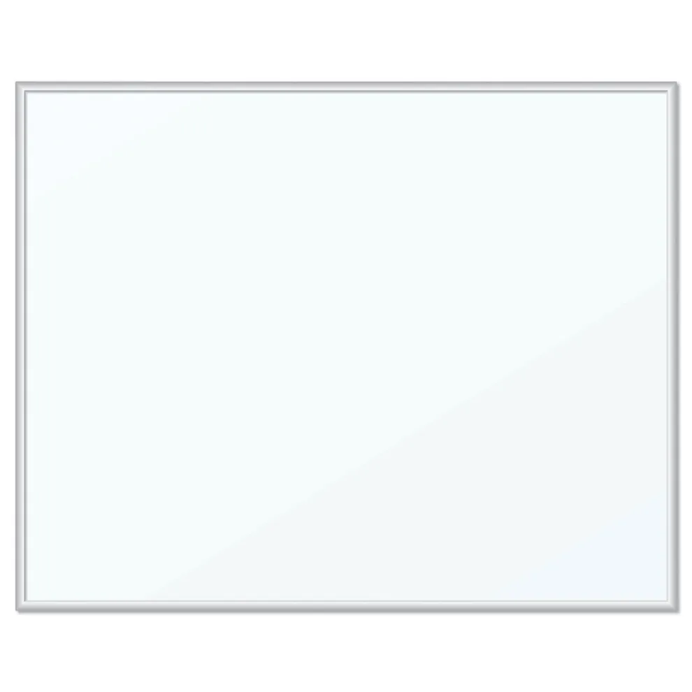 U Brands 20 in. x 16 in. Magnetic Dry Erase Board - White Surface, Silver Aluminum Frame