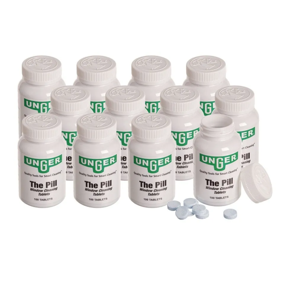 Unger Pill Window Cleaning Tablets (12/Carton)