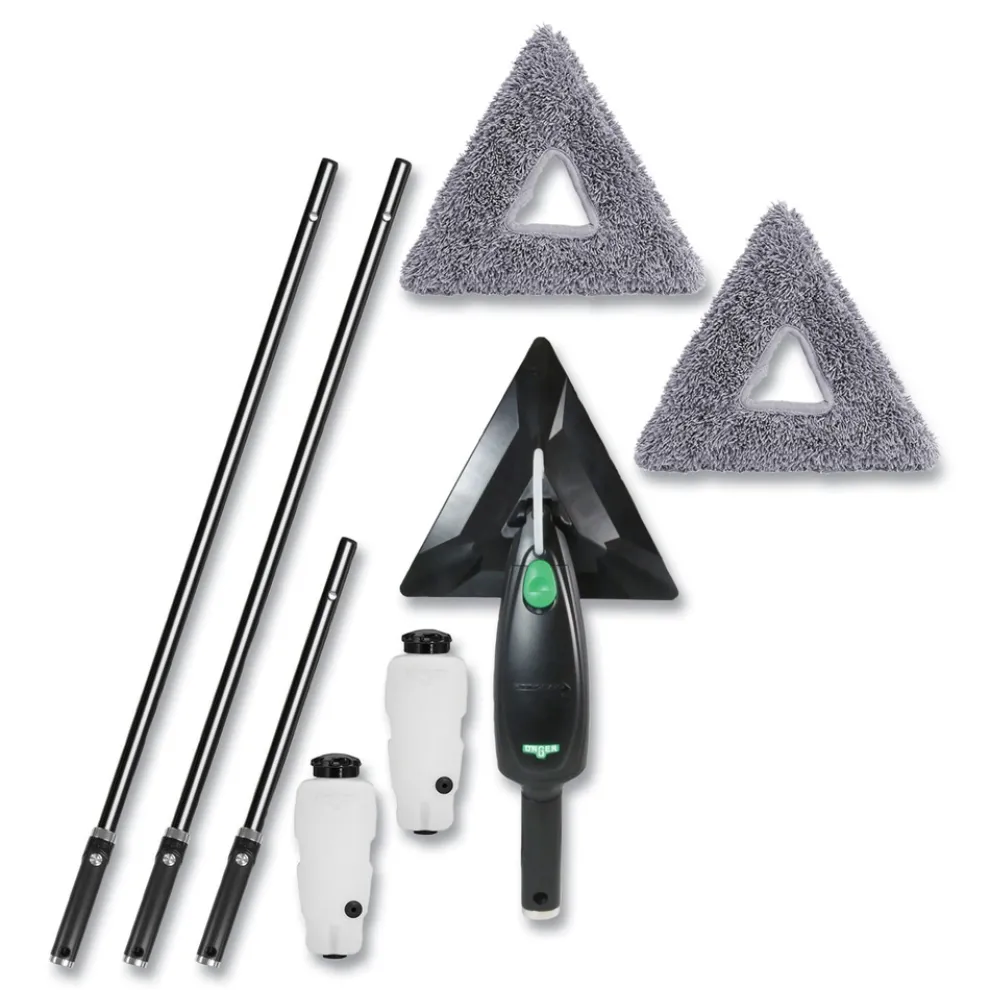 Unger Stingray Refillable Microfiber Cleaning Kit with Carrying Bag (8/Kit)