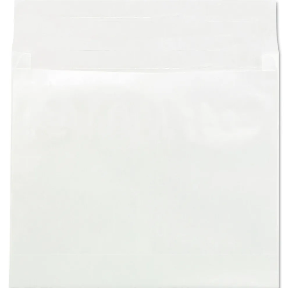 Universal 12 in. x 16 in., Square Flap, Self-Adhesive Closure, Deluxe Tyvek Expansion Envelopes - White (50/Carton)