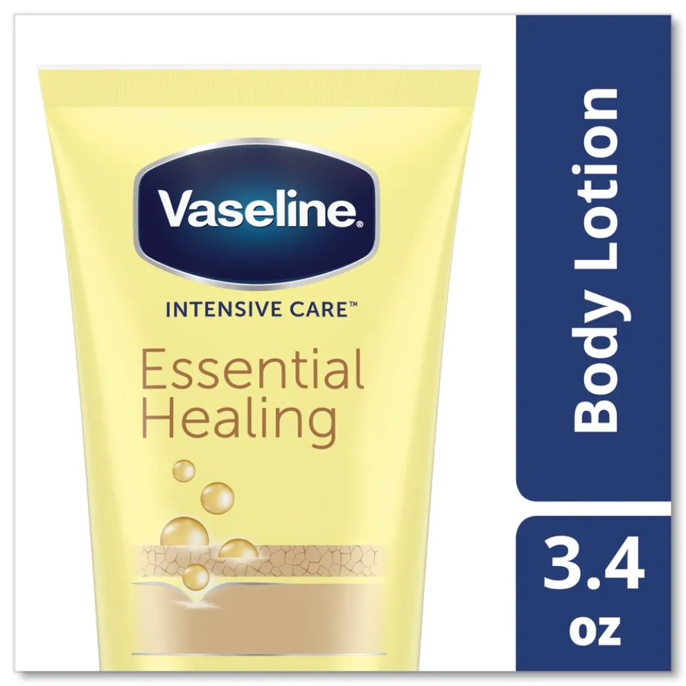 Vaseline 3.4 oz. Squeeze Tube Intensive Care Essential Healing Body Lotion (12/Carton)