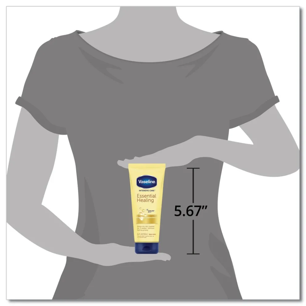 Vaseline 3.4 oz. Squeeze Tube Intensive Care Essential Healing Body Lotion (12/Carton)