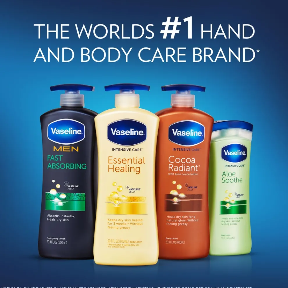 Vaseline 3.4 oz. Squeeze Tube Intensive Care Essential Healing Body Lotion (12/Carton)