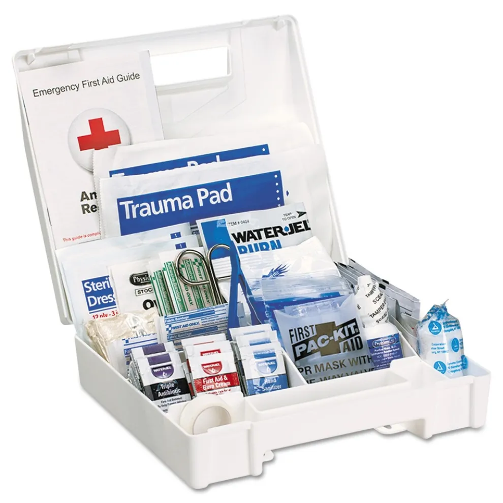 First Aid Only 141-Pieces Plastic Case ANSI 2015 Compliant Class Aplus Type I and II First Aid Kit for 25 People (1-Kit)