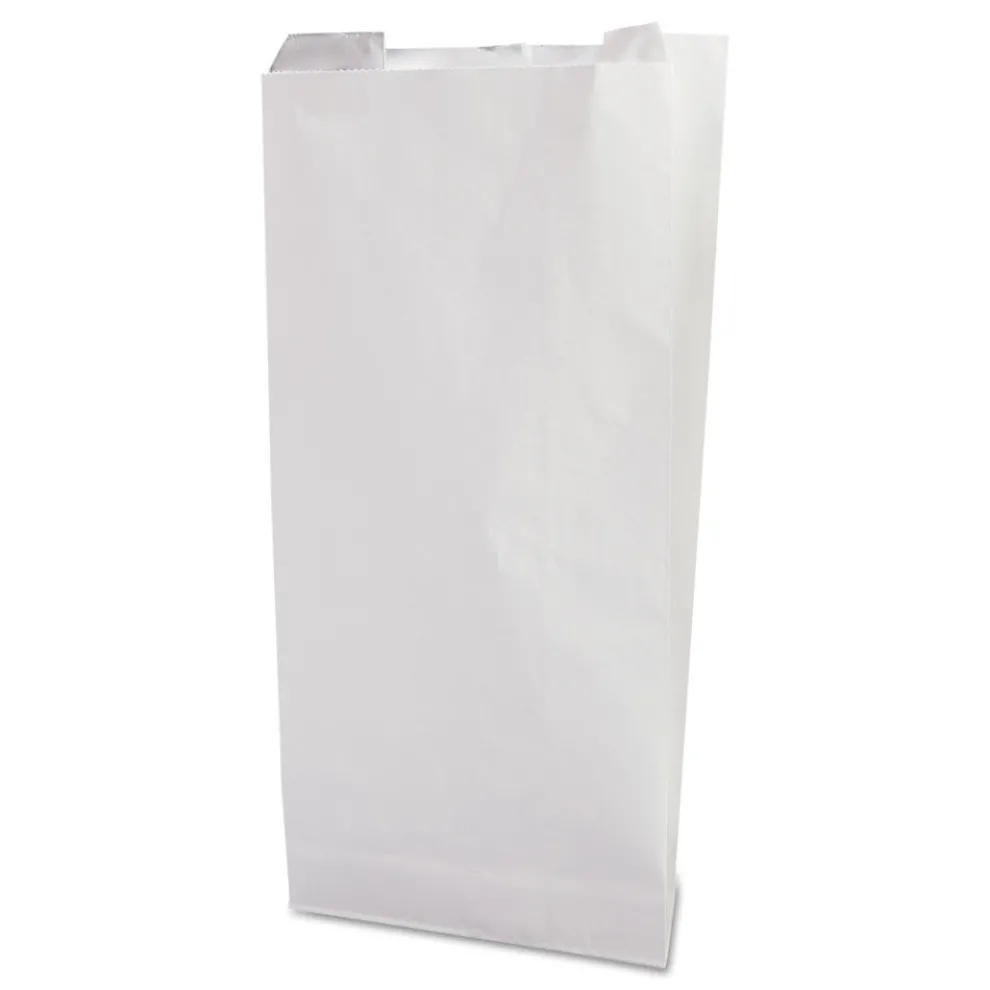 Bagcraft 300496 ToGo! 5.25 in. x 12 in. Foil Insulator Deli and Sandwich Bags - White (500/Carton)